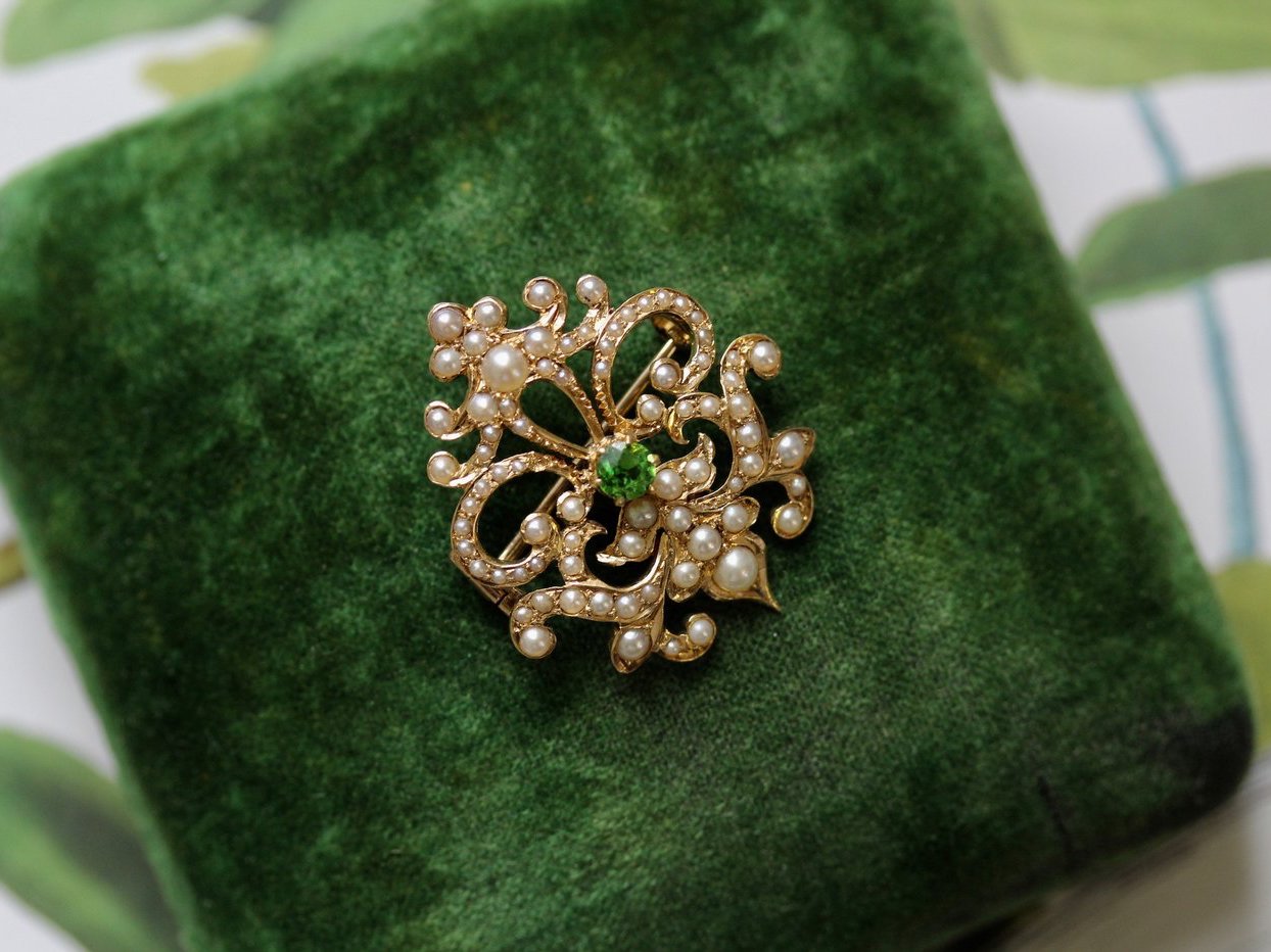 Demantoid Garnet jewelry