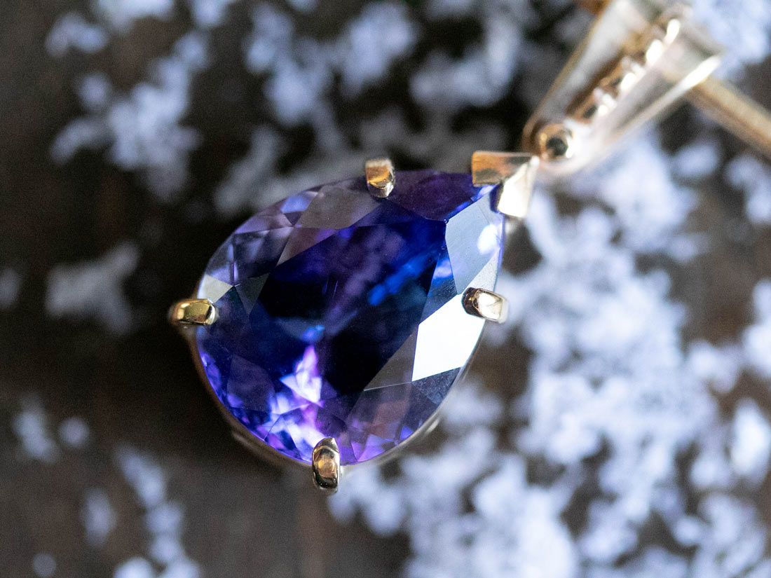 Tanzanite Pendant, Natural Tanzanite, December Pendant, Victorian Pendant, Blue selling Vintage Pendant, Unique Stone Pendant, Solid Silver Pendant