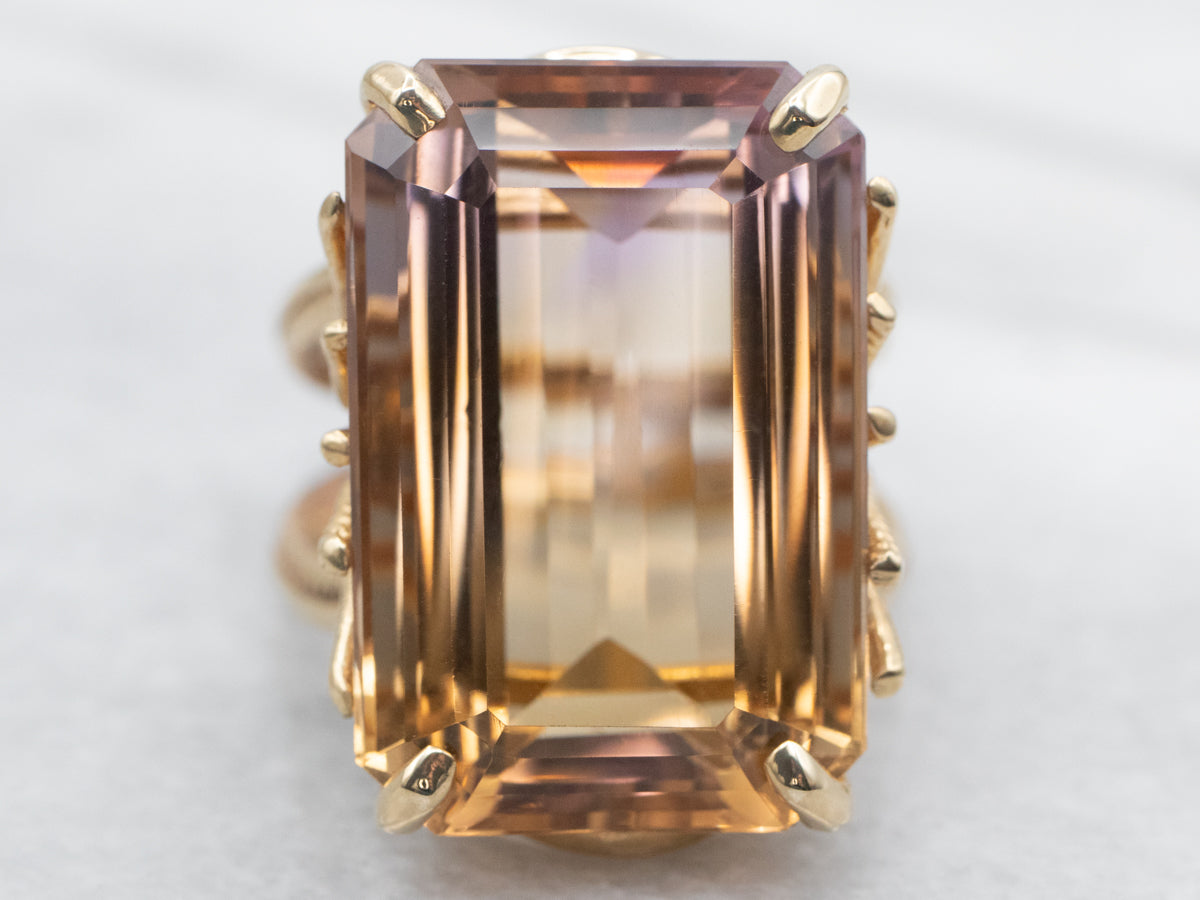 Beautiful Ametrine Cocktail Ring