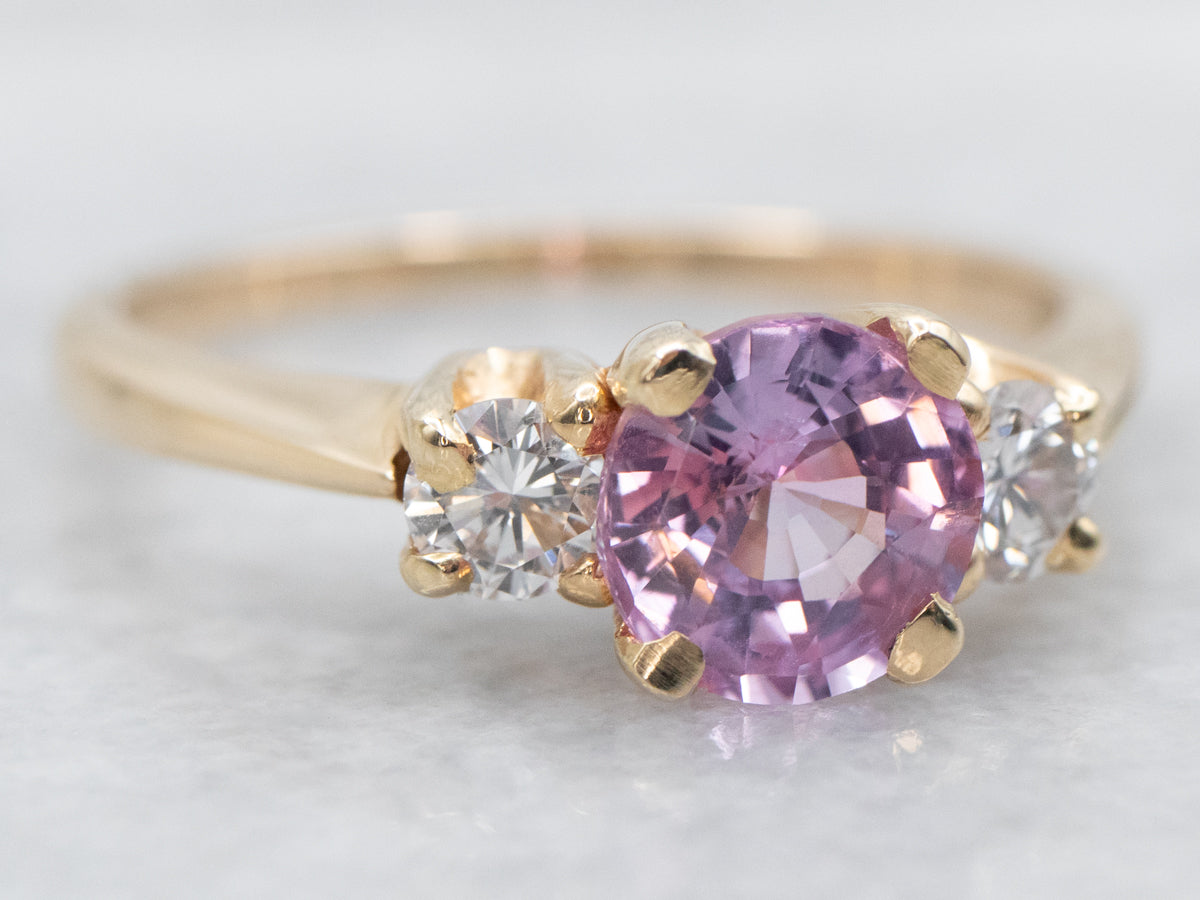 Pale pink sapphire engagement rings store