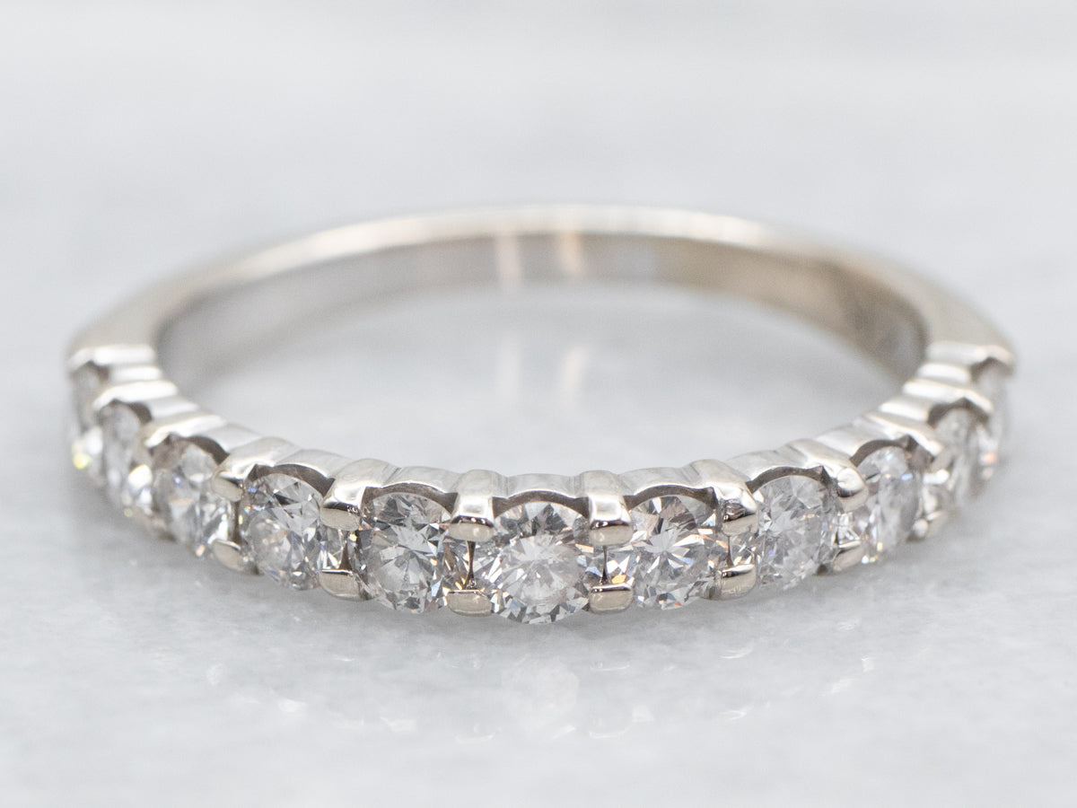 White Gold Diamond Wedding Band