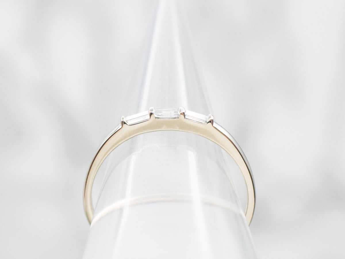 Baguette Cut Diamond Wedding Band