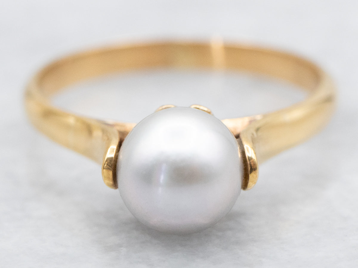 Gray Pearl Tiffany &amp; Co Ring