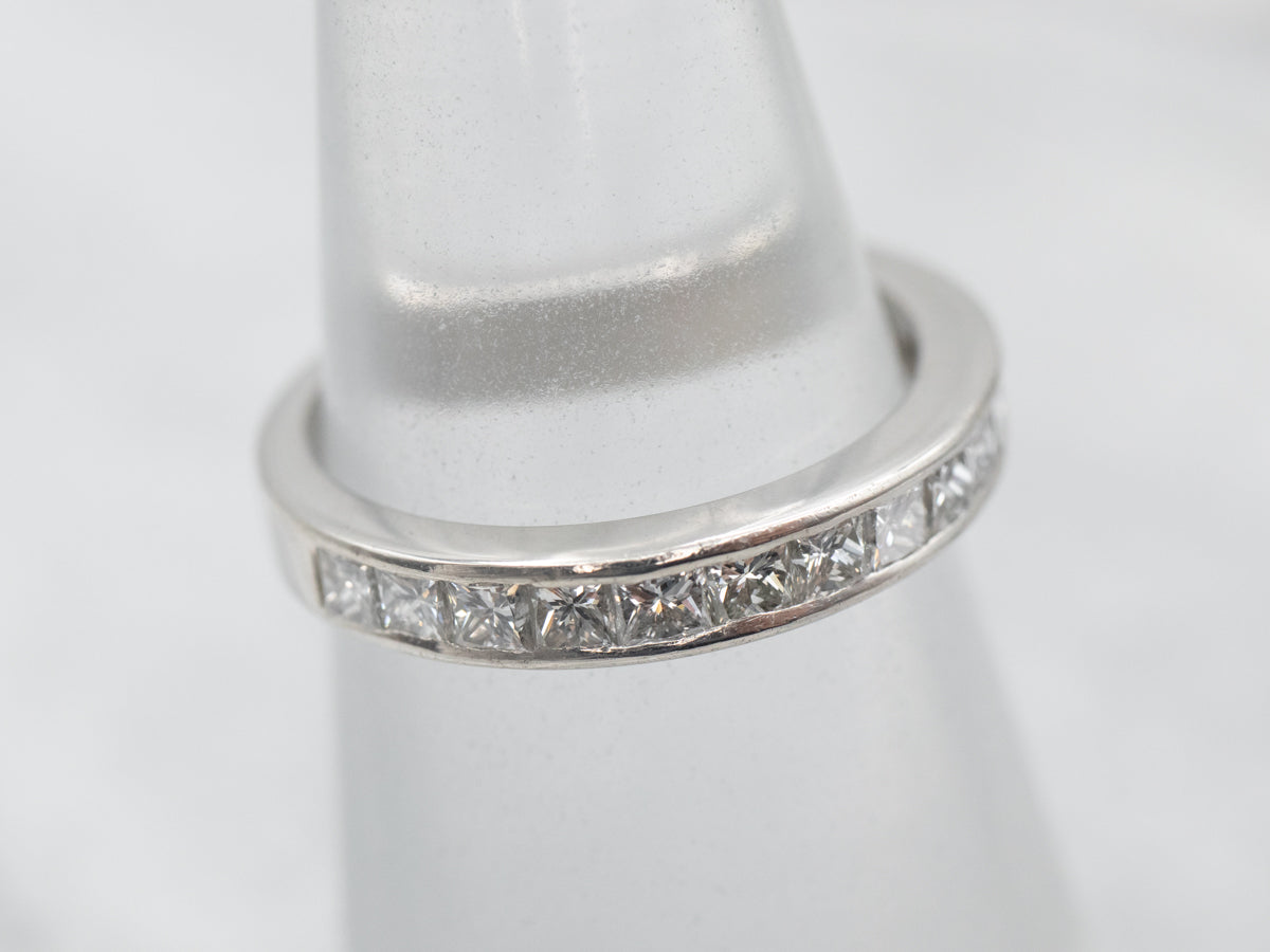 Vintage Platinum Diamond Band