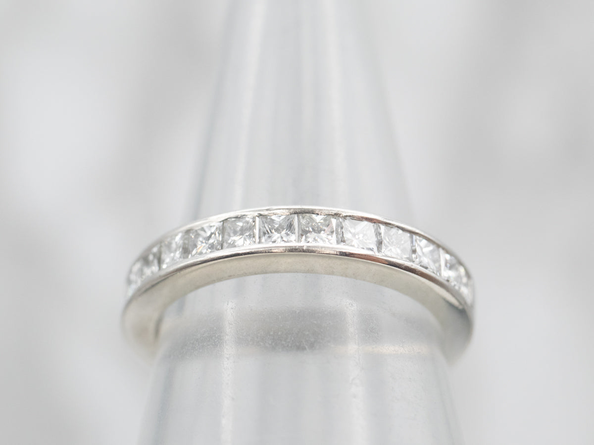 Vintage Platinum Diamond Band