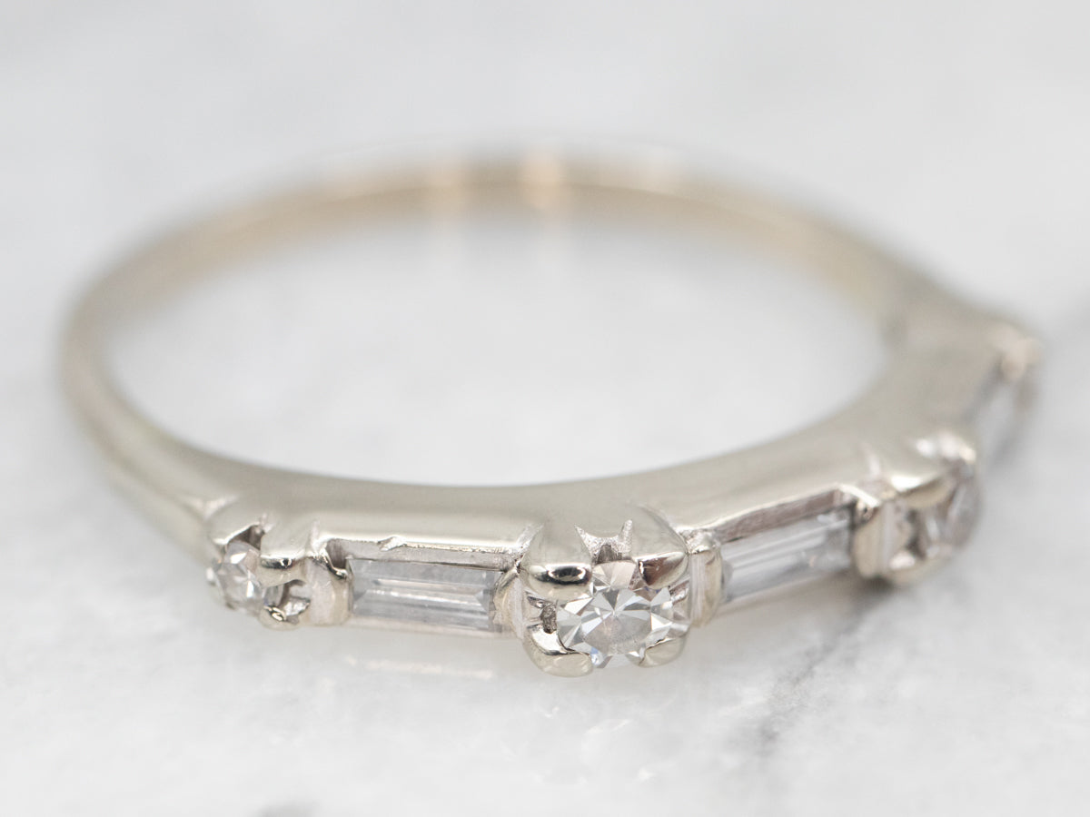 White Gold Diamond Wedding Band