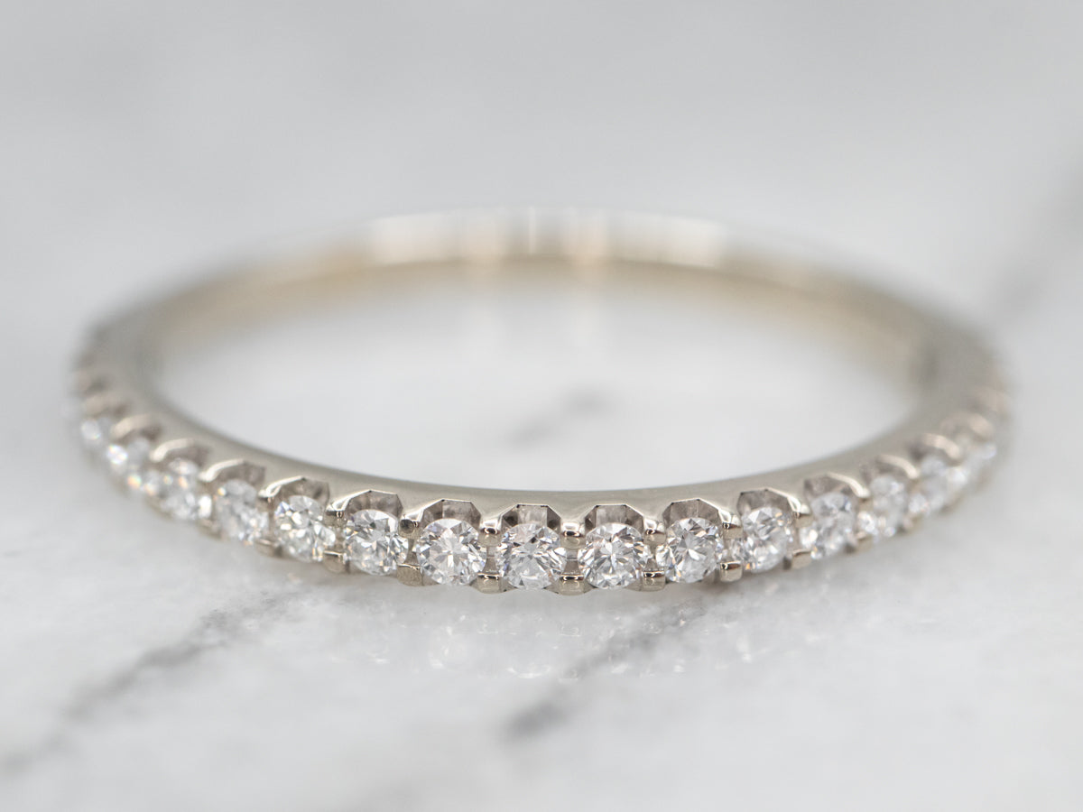 Diamond Encrusted Wedding Band