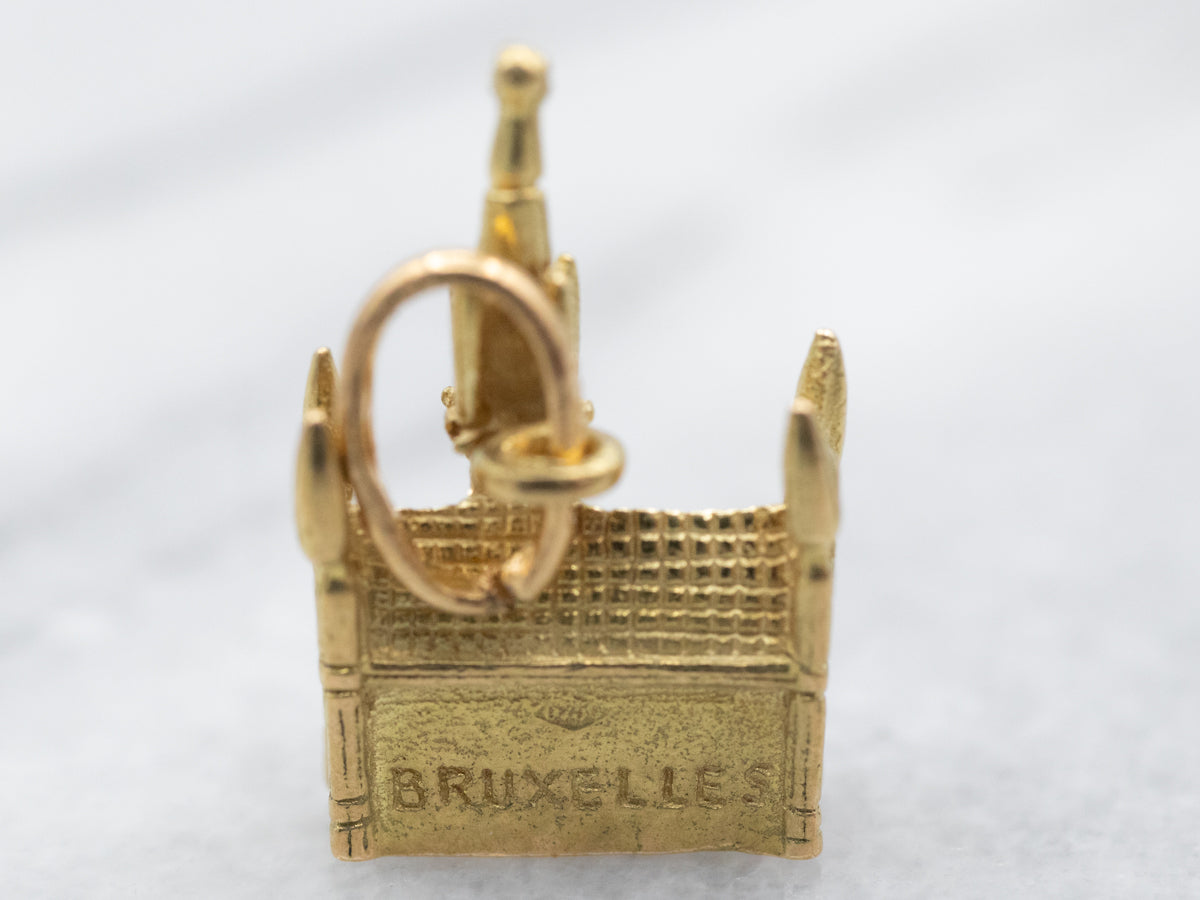 Vintage Gold Brussels Grand Place Charm