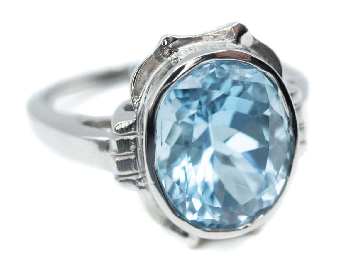 The Blue Topaz Peggy Ring