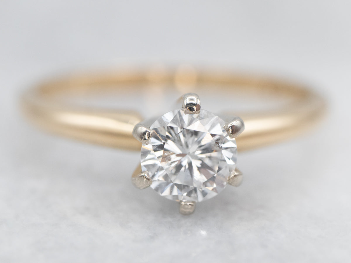 Classic Diamond Solitaire Engagement Ring