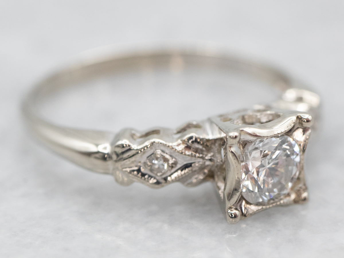 Vintage Diamond Engagement Ring