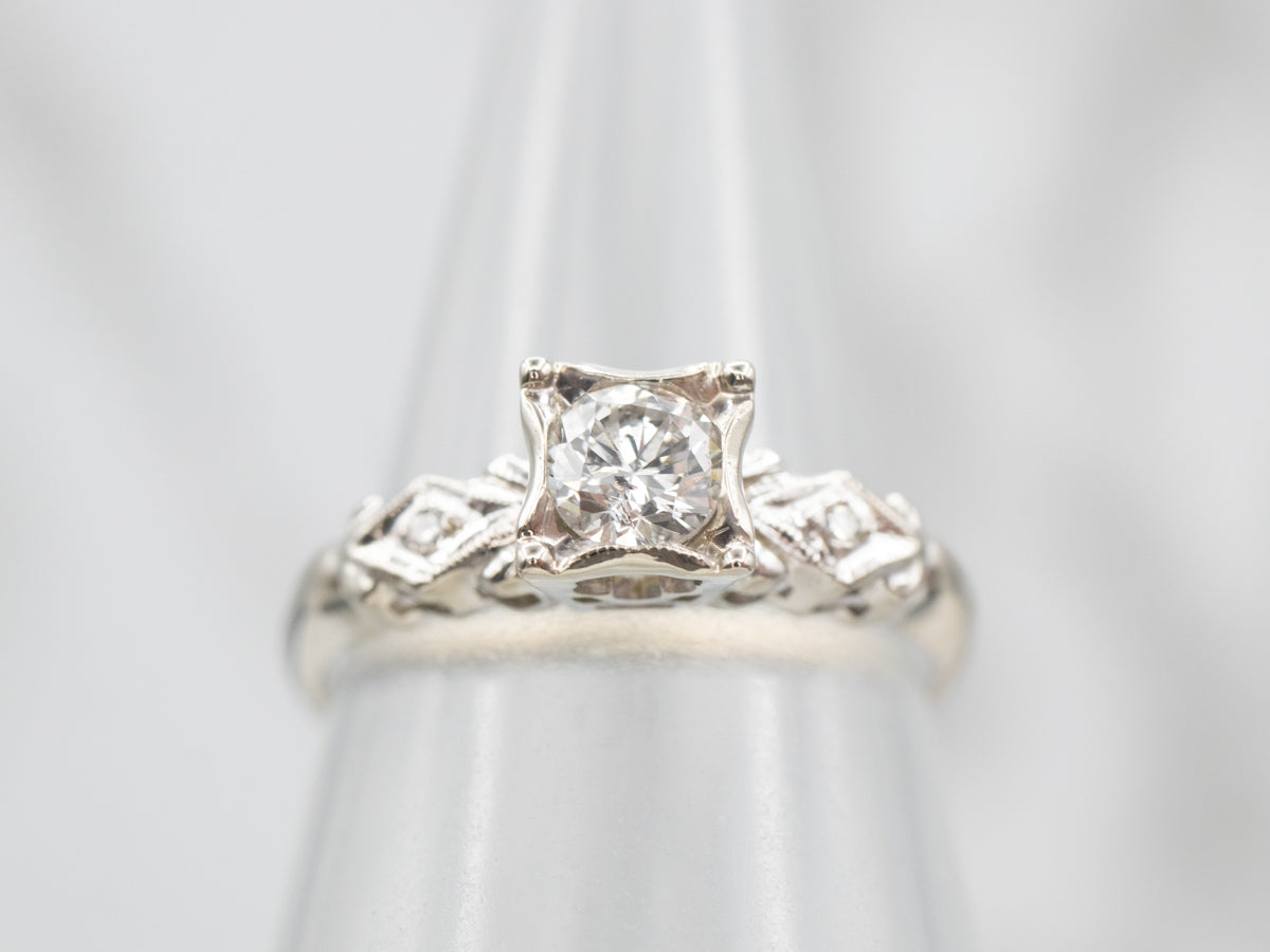 Vintage Diamond Engagement Ring