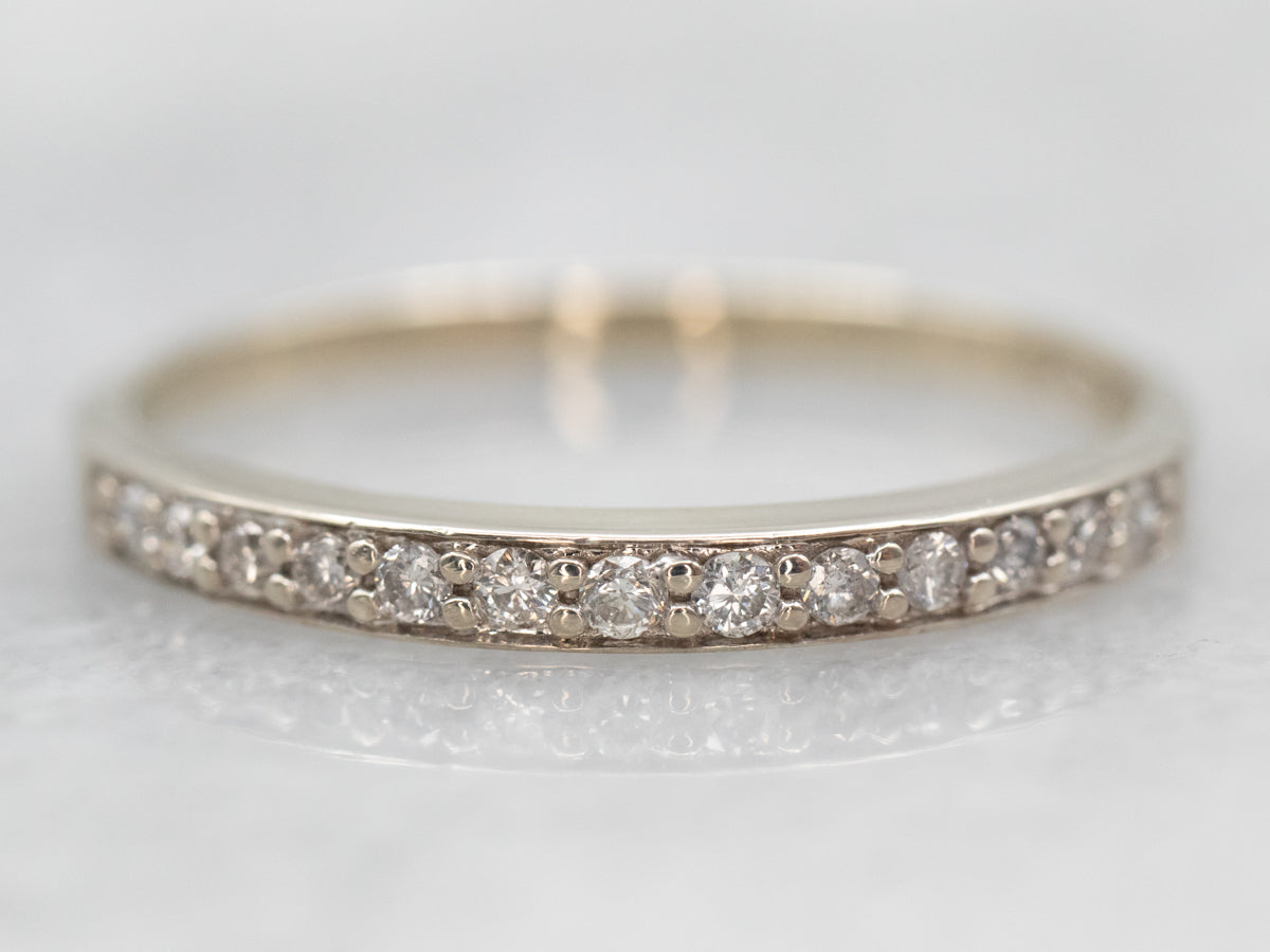 White Gold Diamond Band