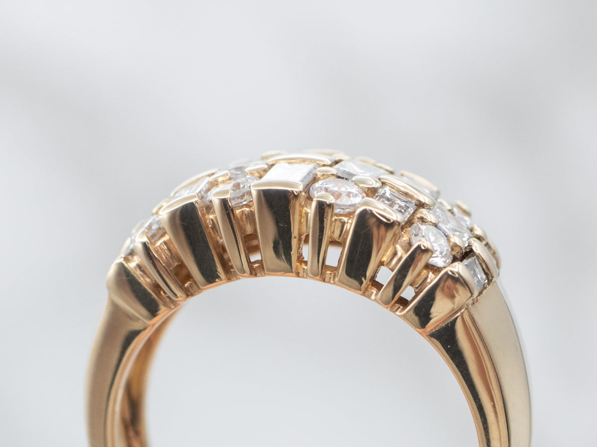 Yellow Gold Diamond Band