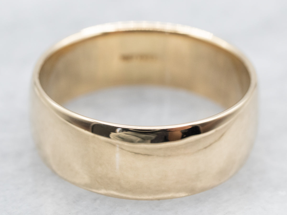 Large Wide Men&#39;s Wedding Band