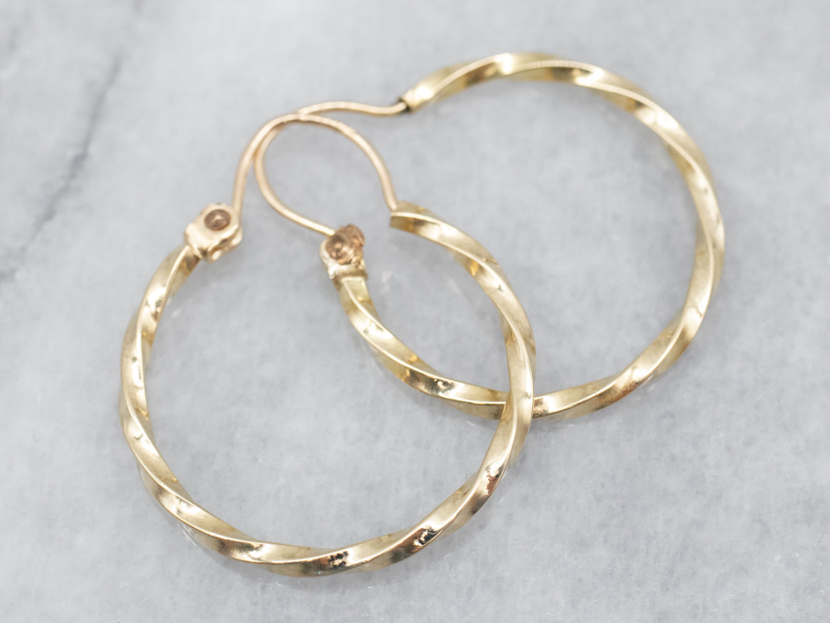 Twist Hoop Earrings