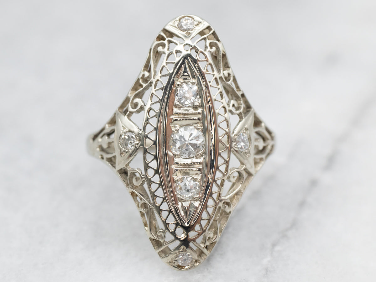 Gorgeous Diamond Dinner Ring