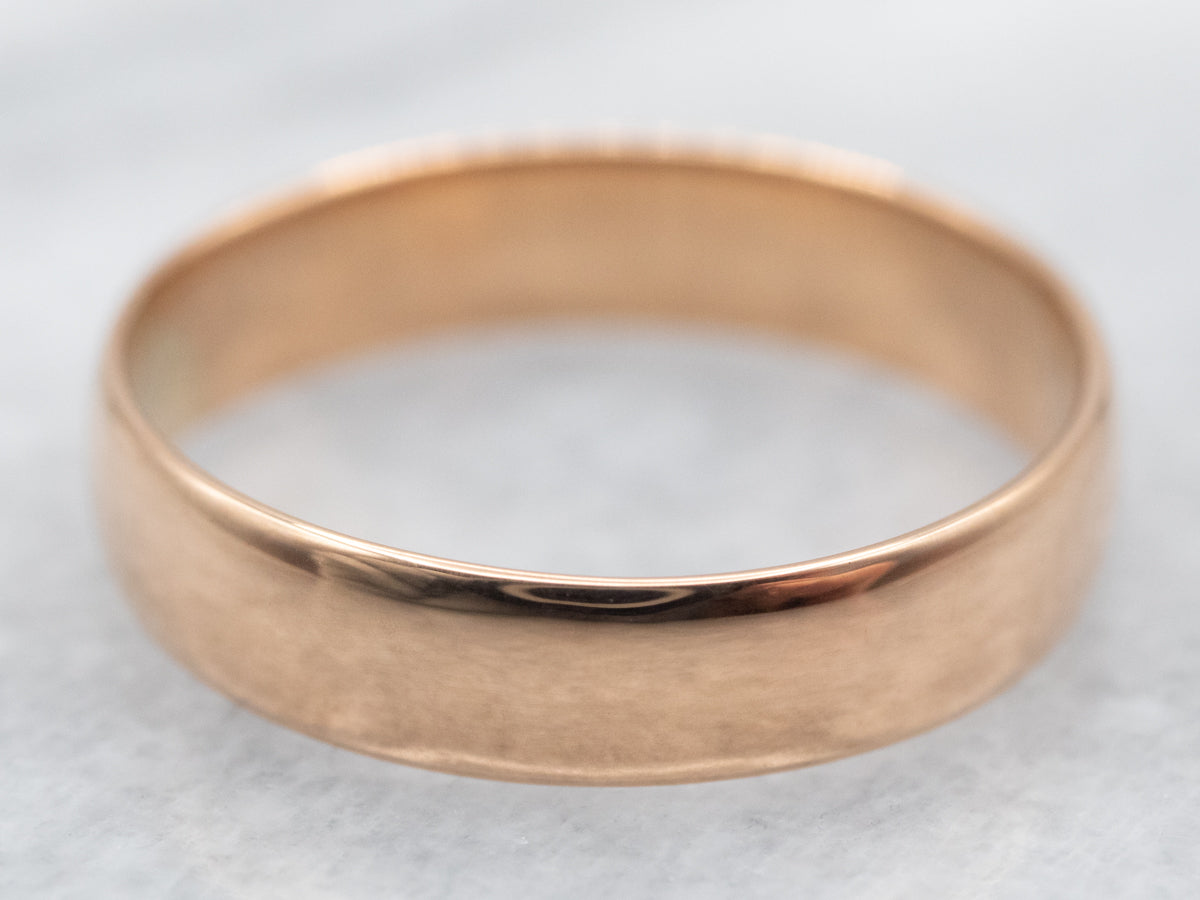 Plain Gold Wedding Band