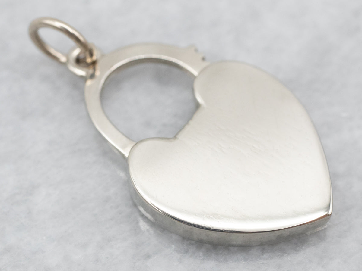 Padlock Heart Charm