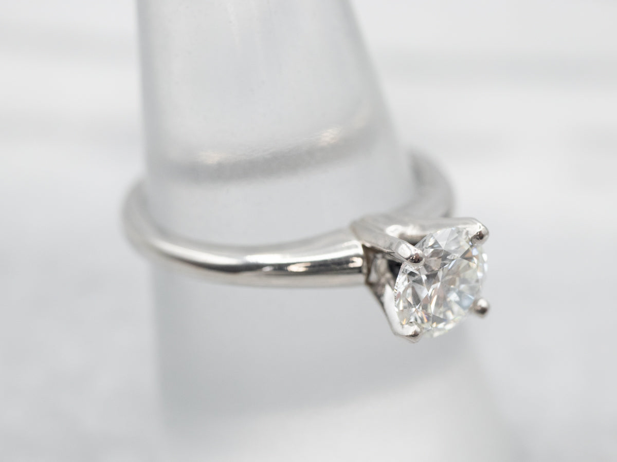 Platinum Forevermark Certified Diamond Solitaire Engagement Ring