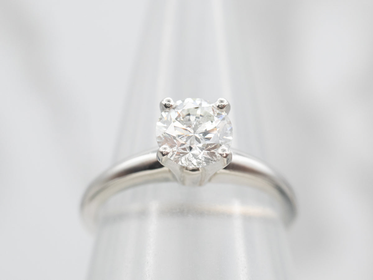 Platinum Forevermark Certified Diamond Solitaire Engagement Ring