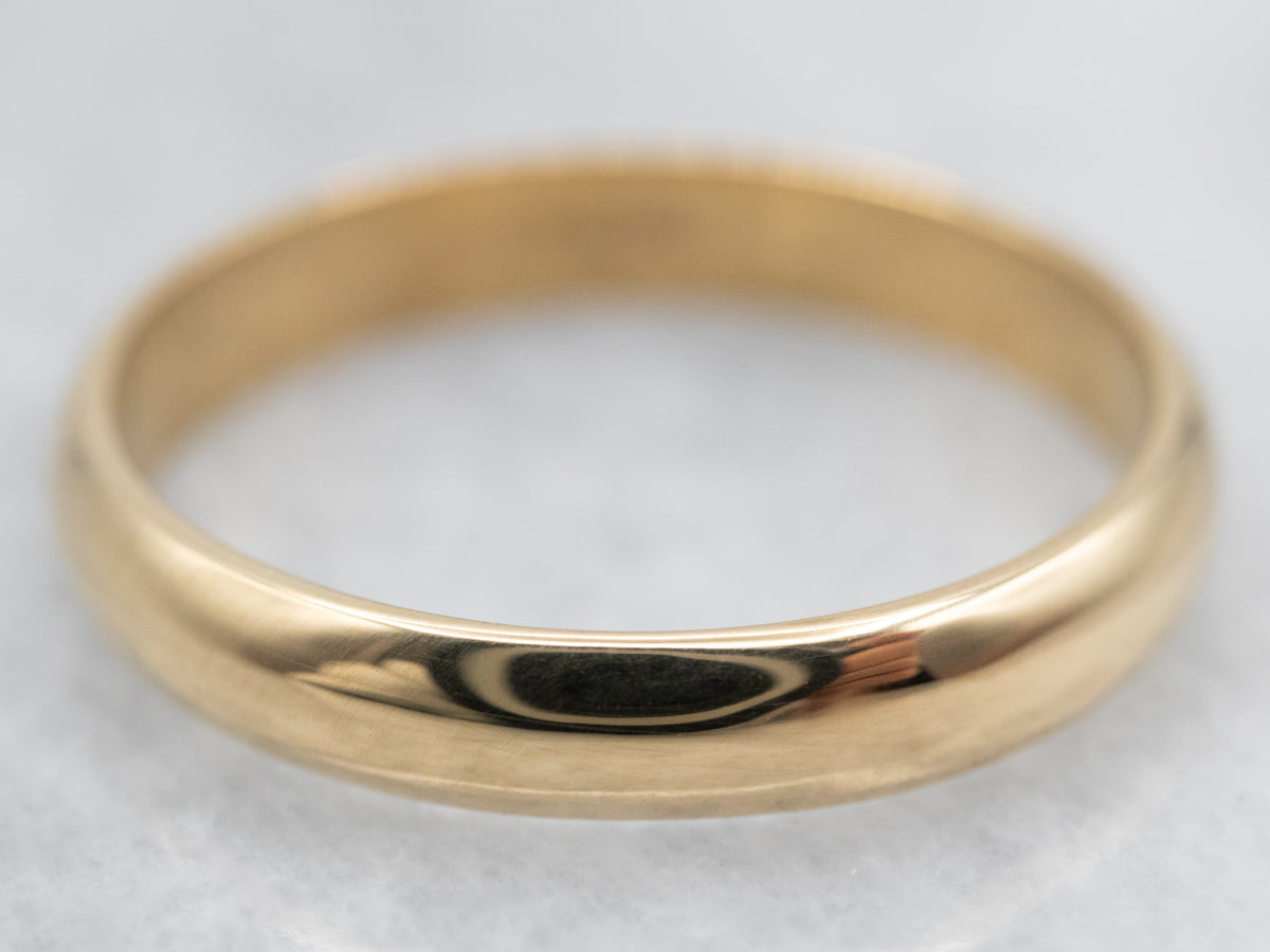 Simple Plain Wedding Band