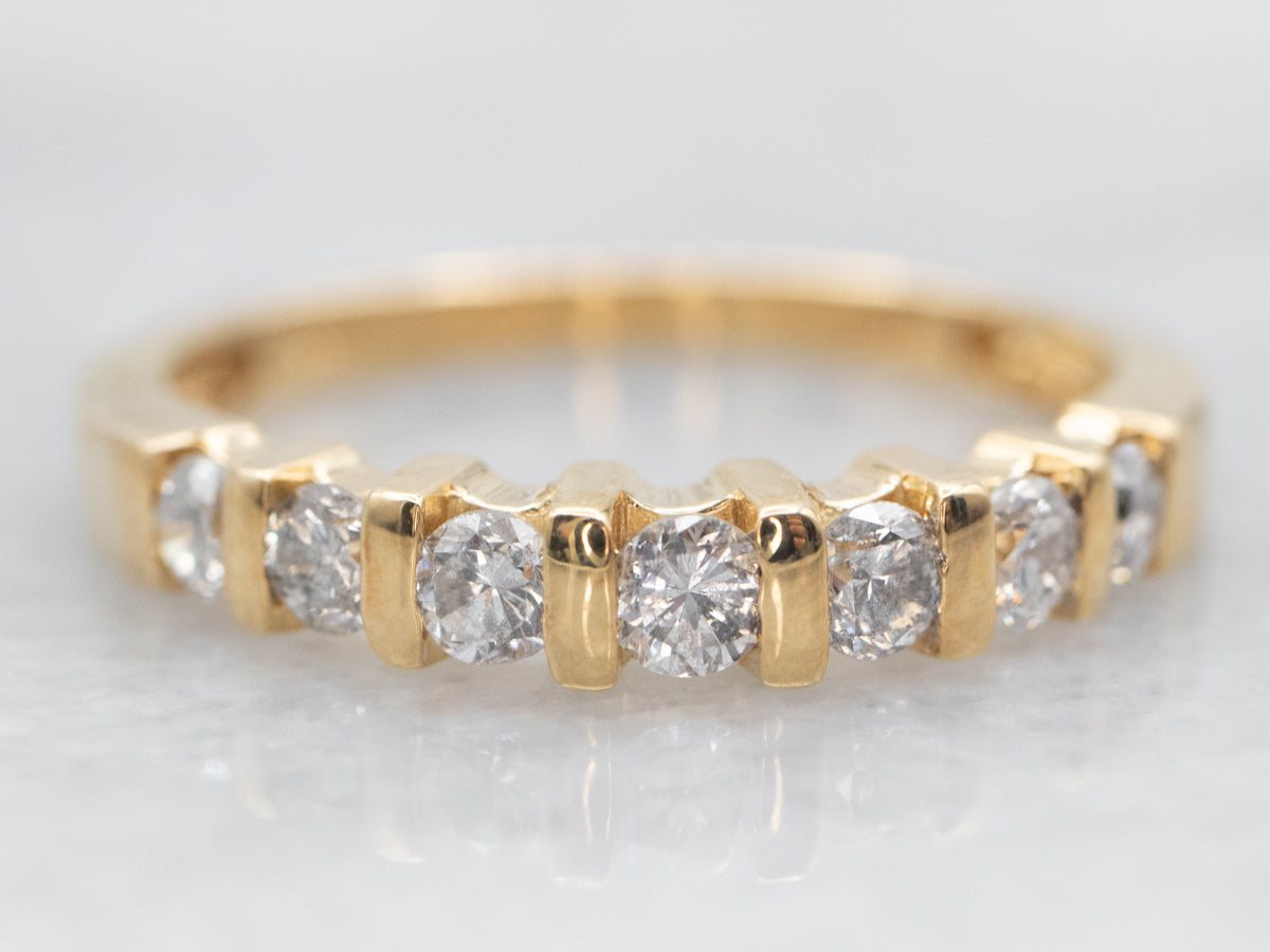 Yellow Gold Diamond Wedding Band