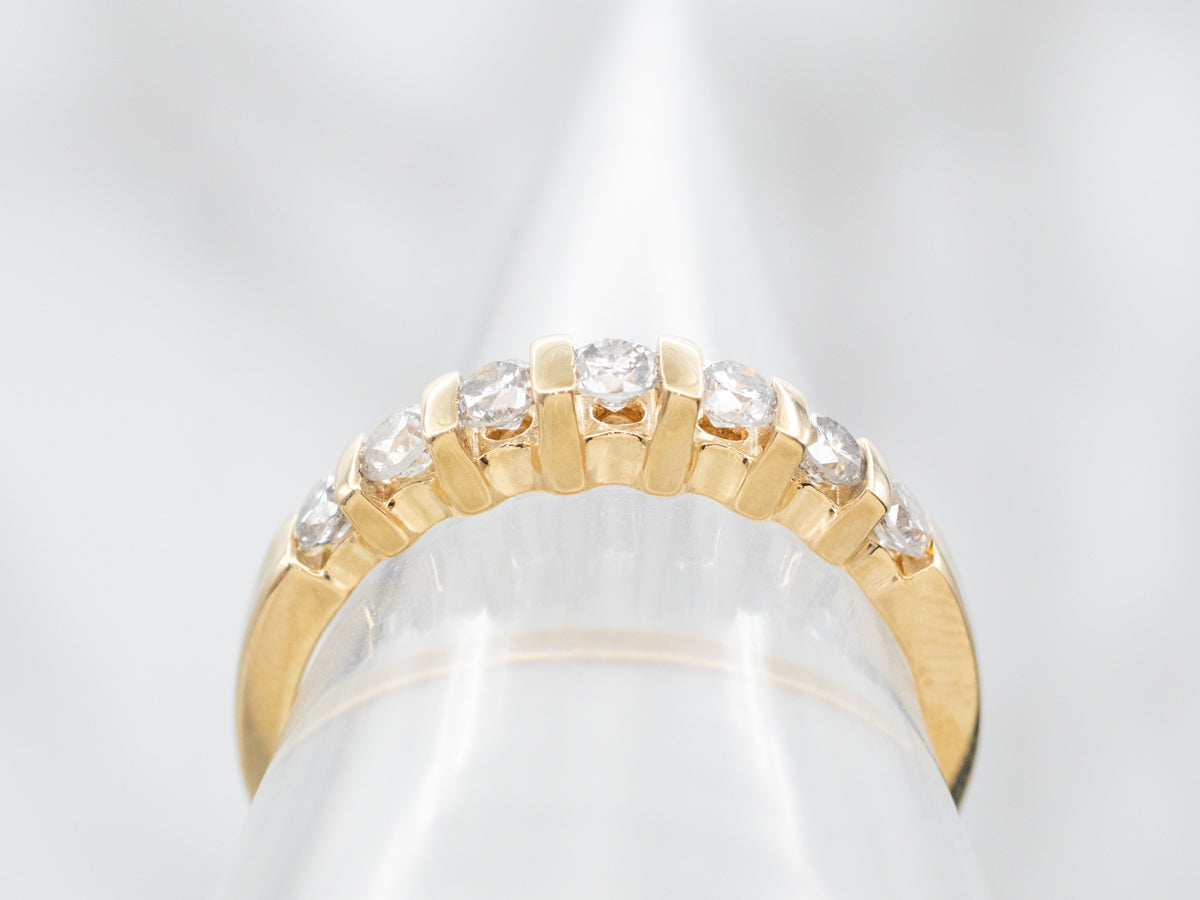 Yellow Gold Diamond Wedding Band