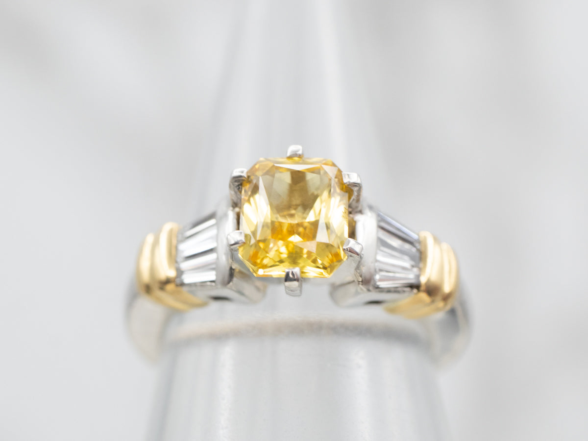 Canary sapphire ring shop