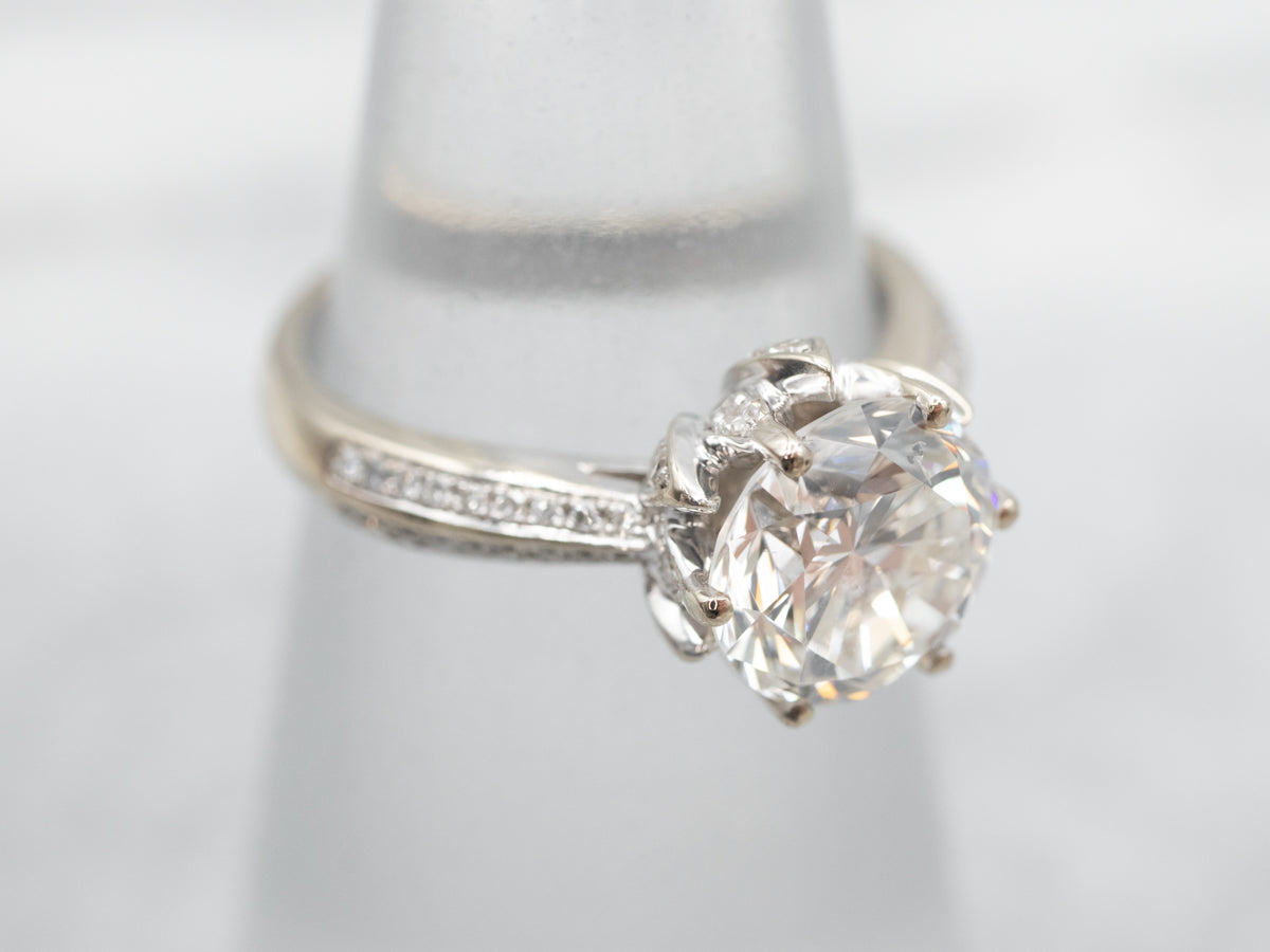 Stunning GIA Certified Round Brilliant Diamond Engagement Ring