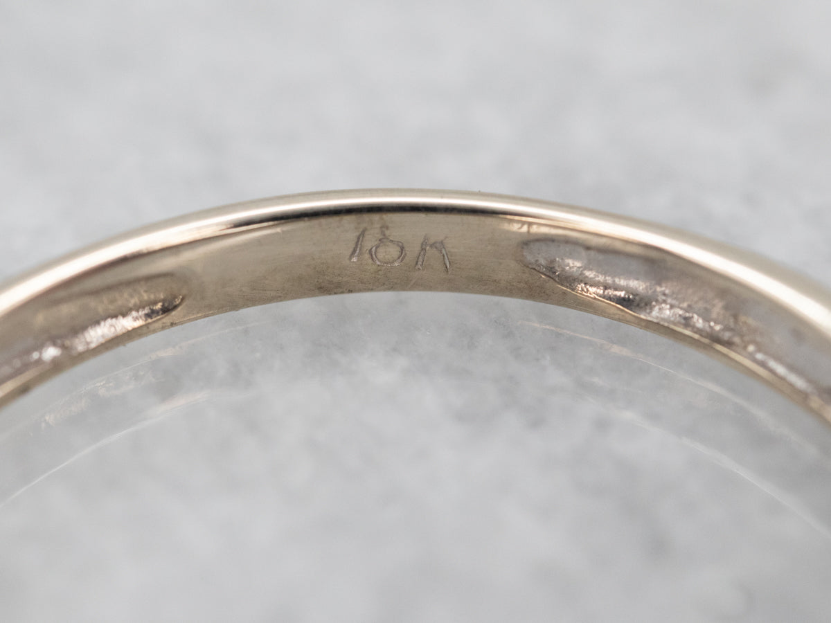 18-Karat White Gold Diamond Band