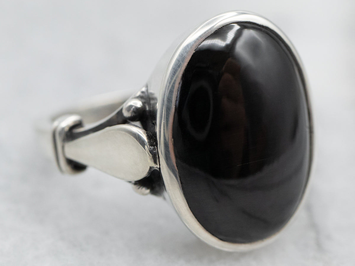 Sterling Silver Cat&#39;s Eye Sillimanite Ring