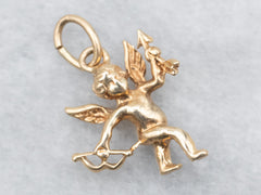 Gold cherub charm hotsell