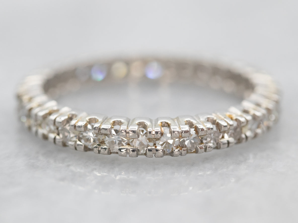 Platinum Diamond Eternity Band