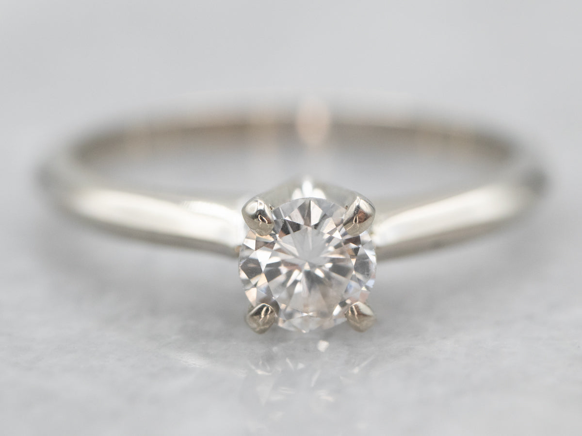 Classic Diamond Solitaire Engagement Ring