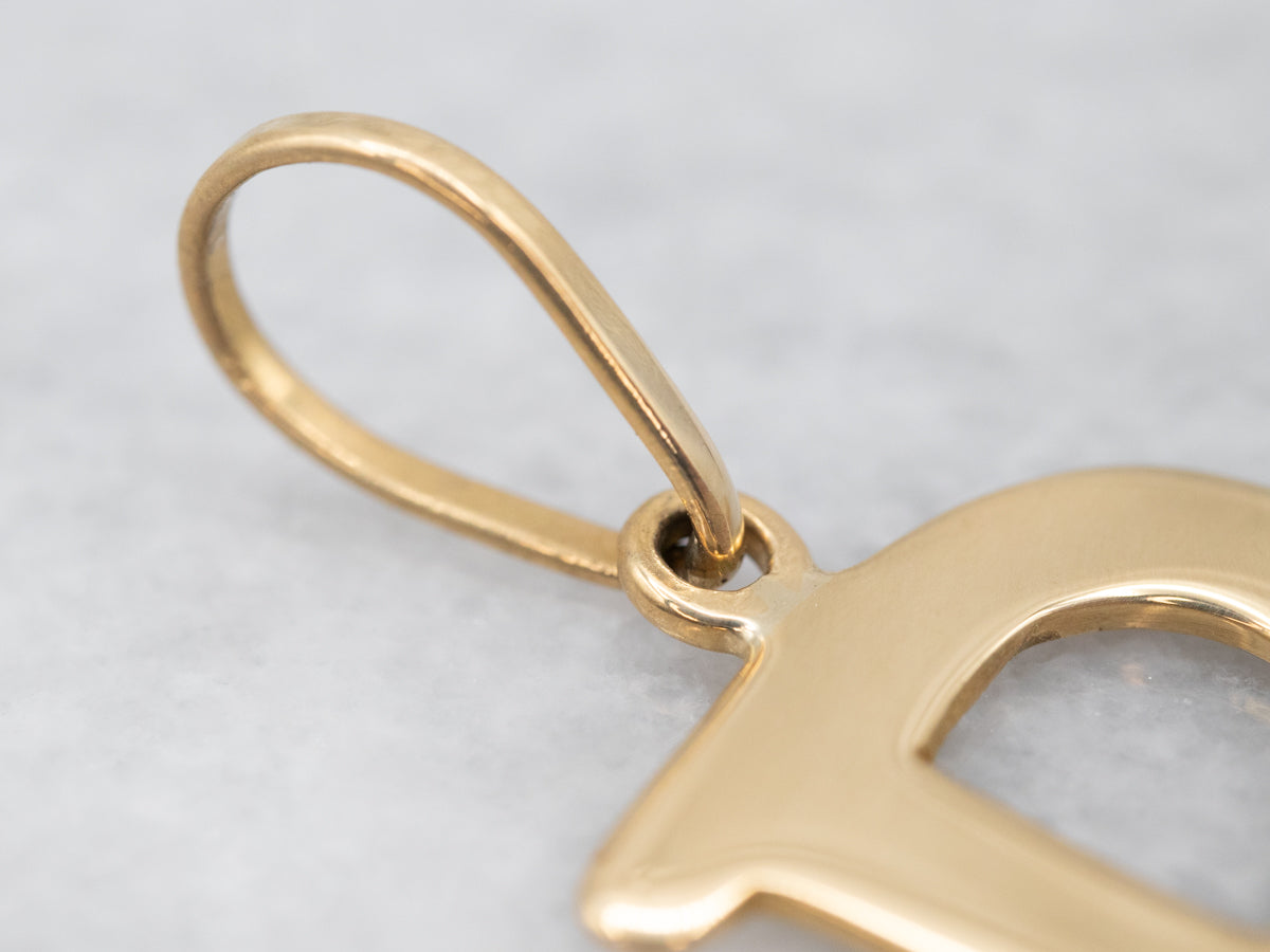 14k Yellow Gold 3-D Can Opener Charm