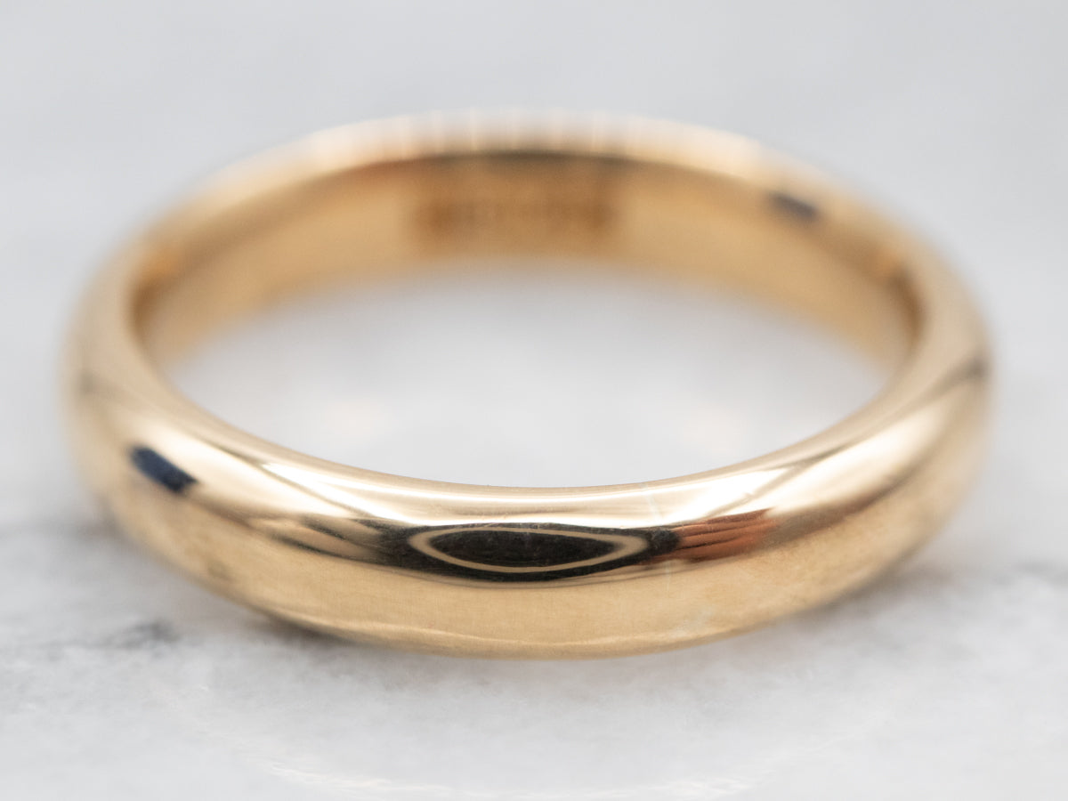 Unisex 18-Karat Gold Wedding Band