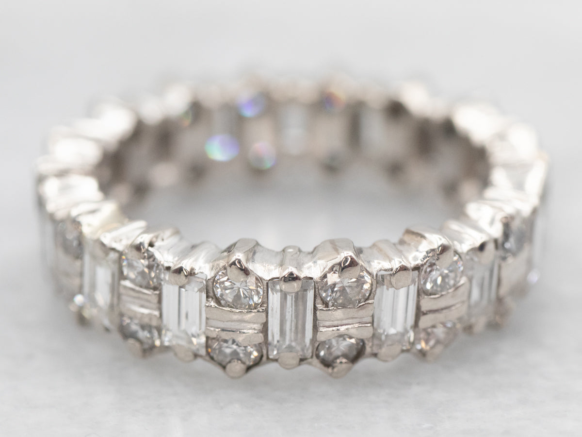 Platinum Diamond Eternity Wedding Band