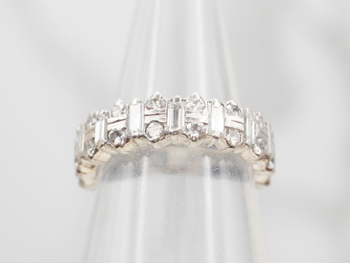 Platinum Diamond Eternity Wedding Band