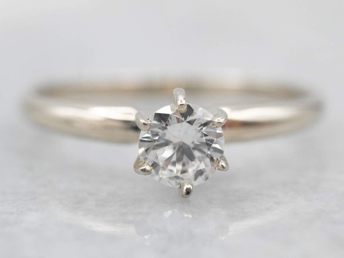 Classic Diamond Solitaire Engagement Ring