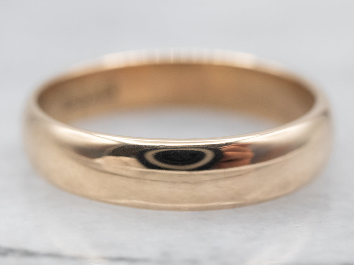 Classic Yellow Gold Band