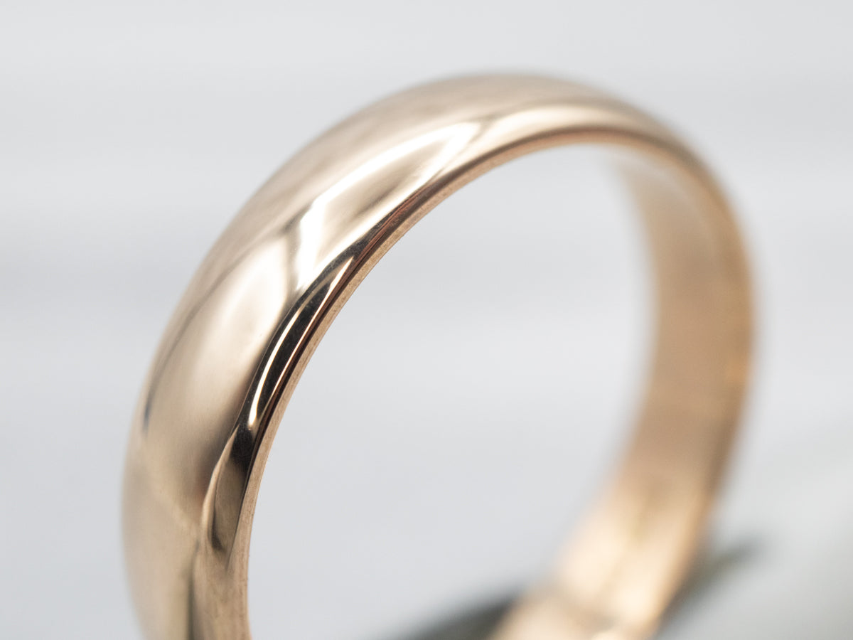 Classic Yellow Gold Band