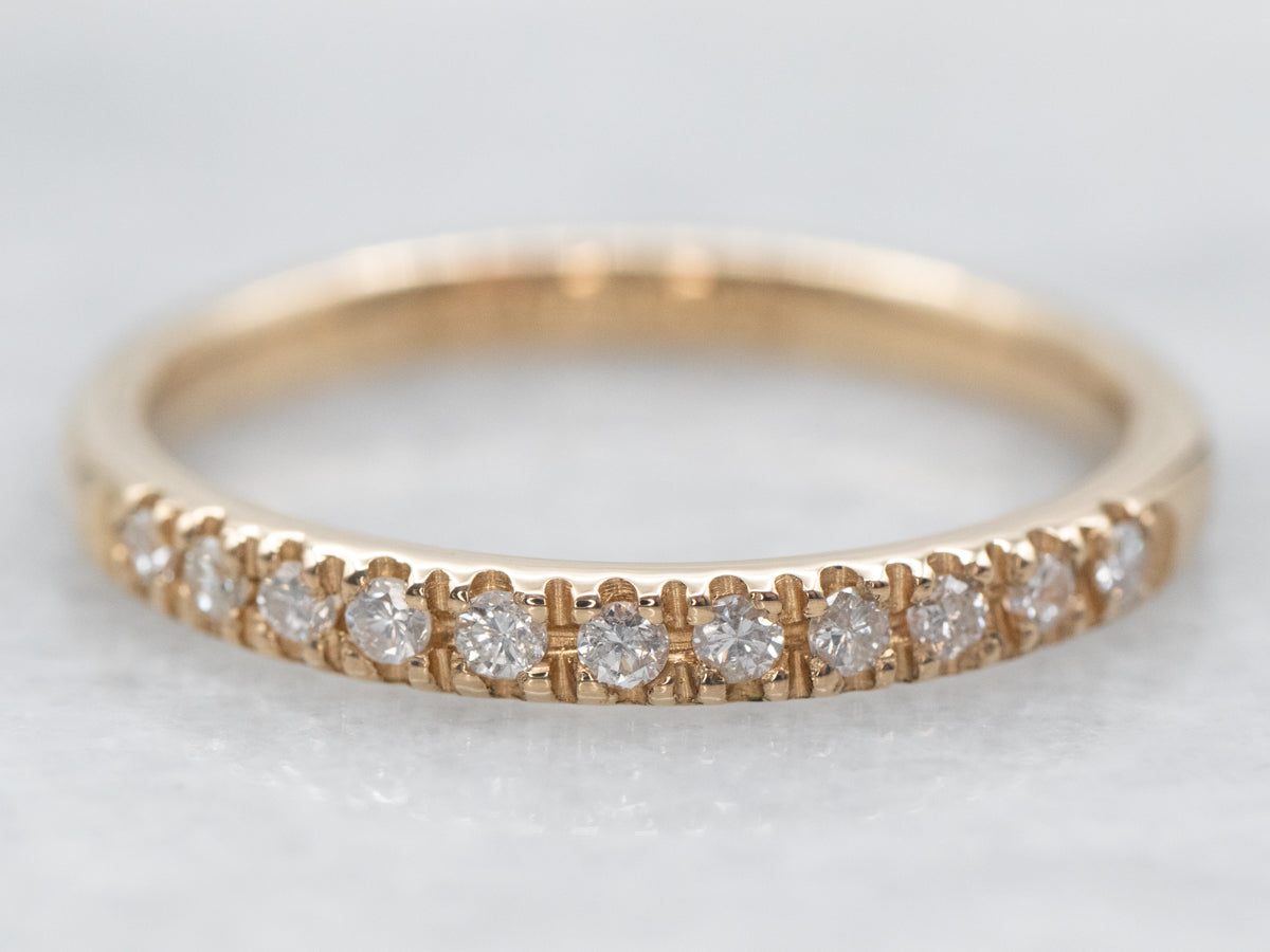 Yellow Gold Diamond Wedding Band