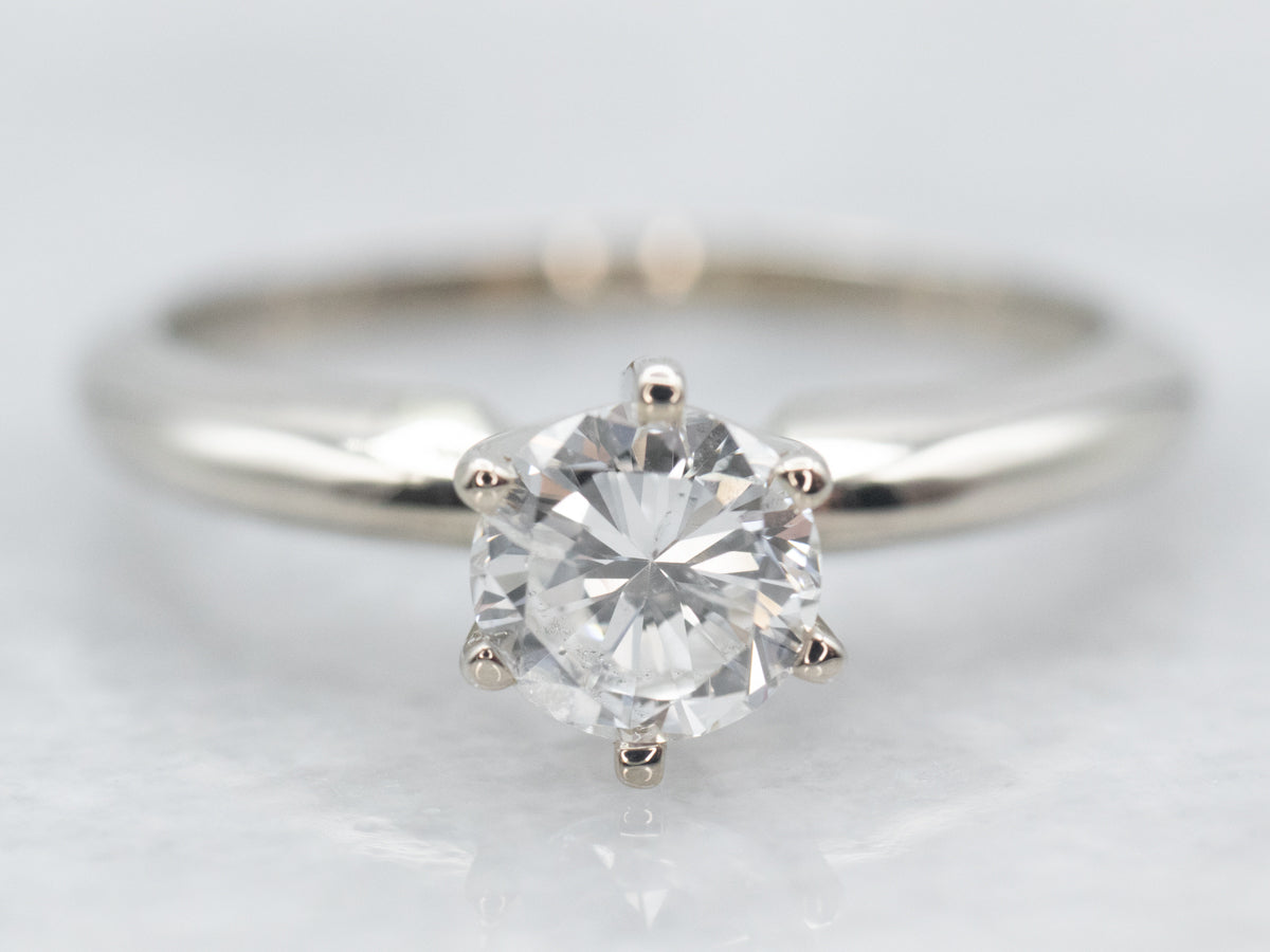 Classic Diamond Solitaire Engagement Ring