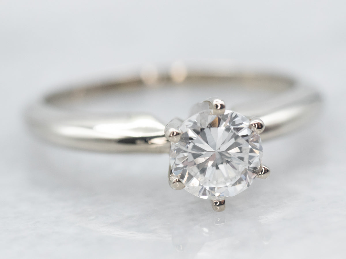 Classic Diamond Solitaire Engagement Ring