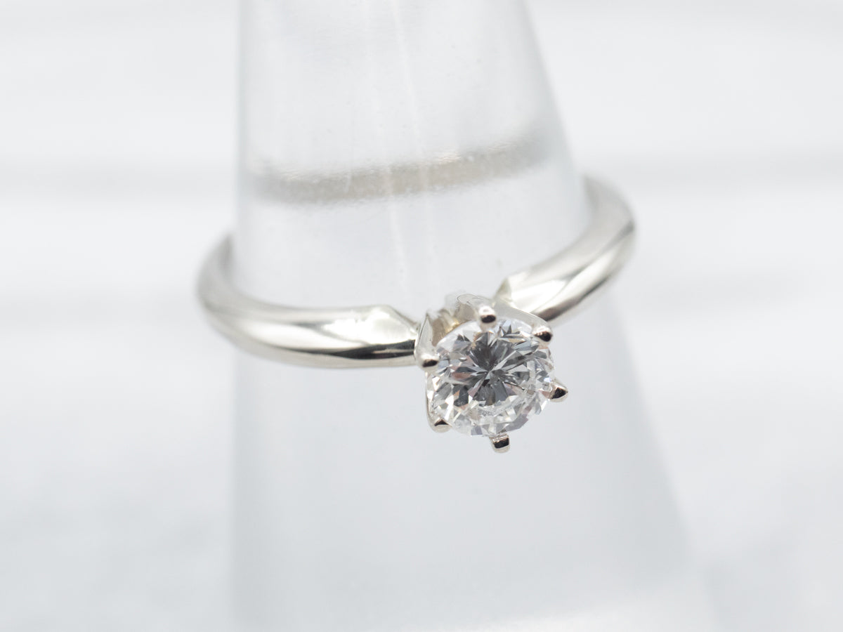 Classic Diamond Solitaire Engagement Ring