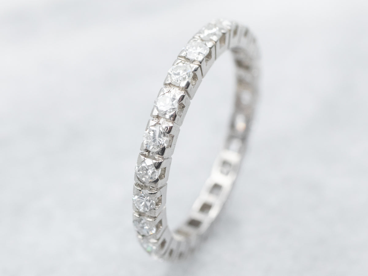 Platinum Diamond Eternity Band