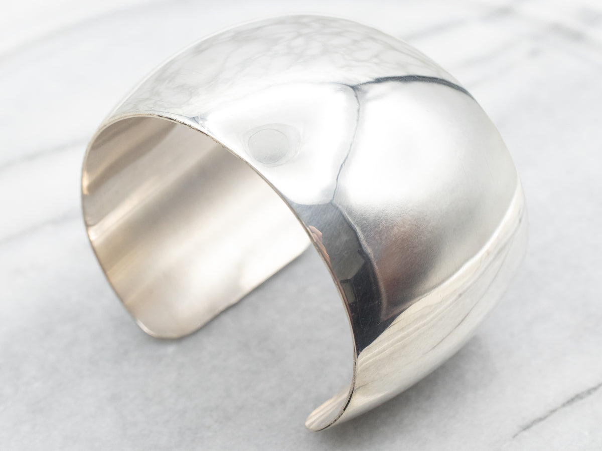 Men's Rustic Silver Wide Hammered Cuff Bracelet – LynnToddDesigns