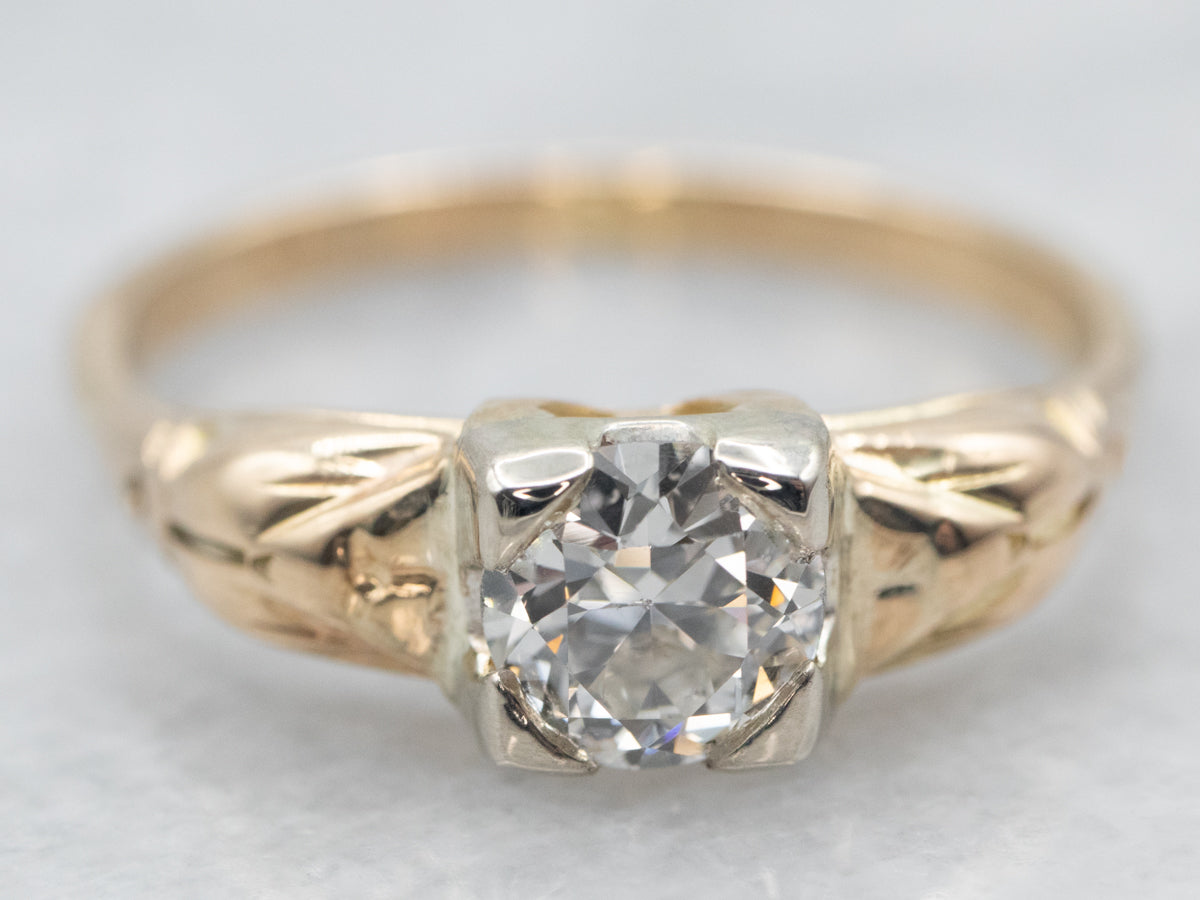 Antique 1930&#39;s Diamond Engagement Ring