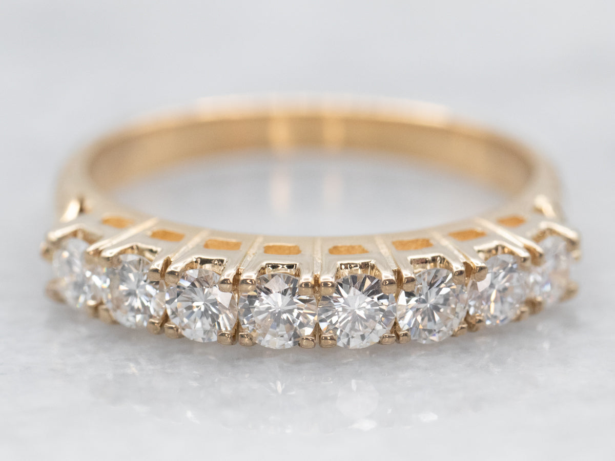 Yellow Gold Diamond Wedding Band